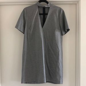 Zara high neck cut out dress / tunic
